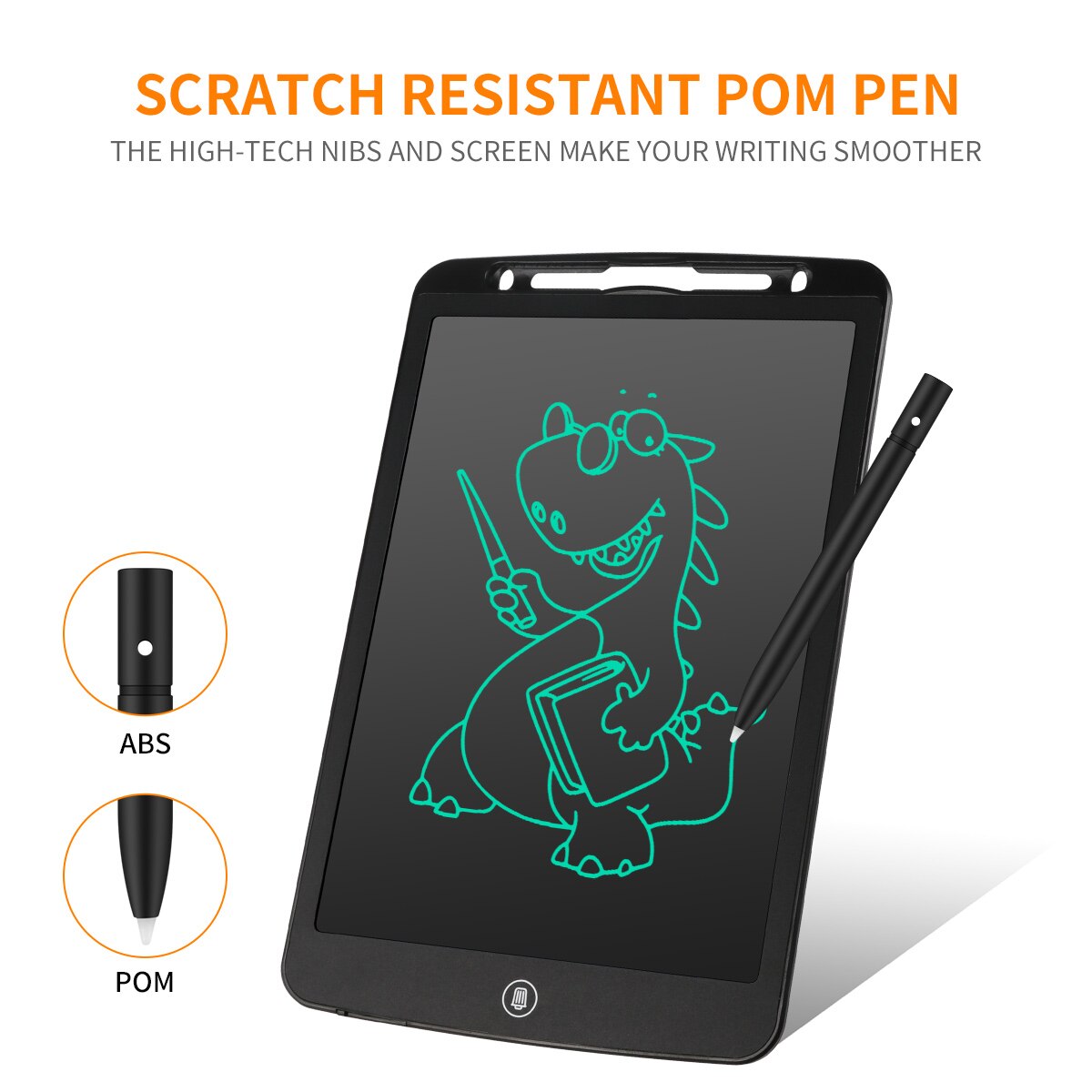 12''Digital LCD Writing Tablet Thick pen support Graphic Drawing Tablets Electronic Handwriting Pad Paint Board Notepad Child