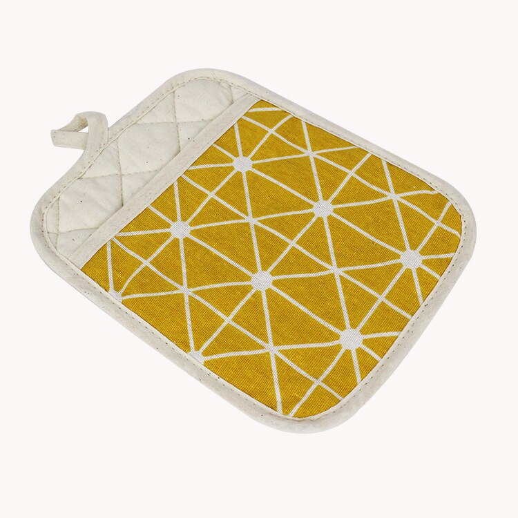 Almohadillas aislantes térmicas para cocina, manteles individuales multifunción de tela, doble uso: C