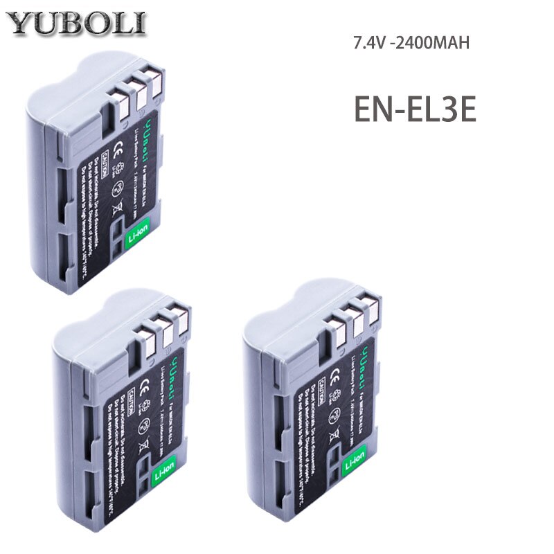 1600mAh 7.4V EN-EL3E Batterie De Rechange Compatible Avec
