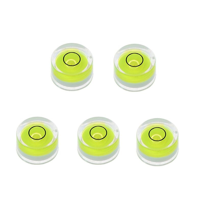 5 pièces niveau à bulle rond Mini niveau à bulle Bullseye niveau Instrument de mesure niveau à bulle: B-12x7mm