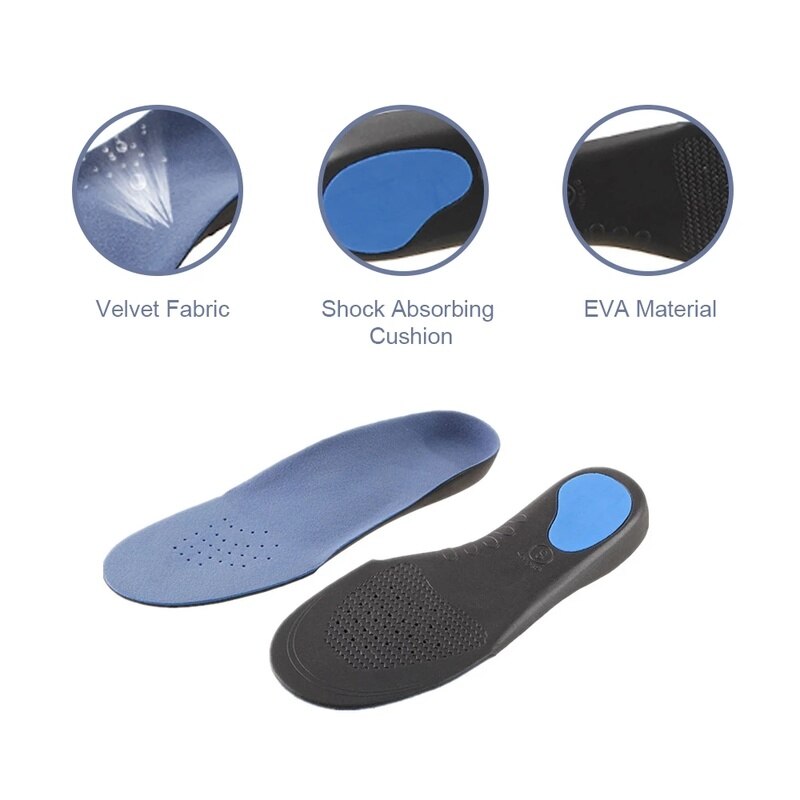 Orthotic High Arch Support Insoles Gel Pad 3D Arch Support Flat Feet For Women / Men orthopedic Foot Unisex Sports Insole
