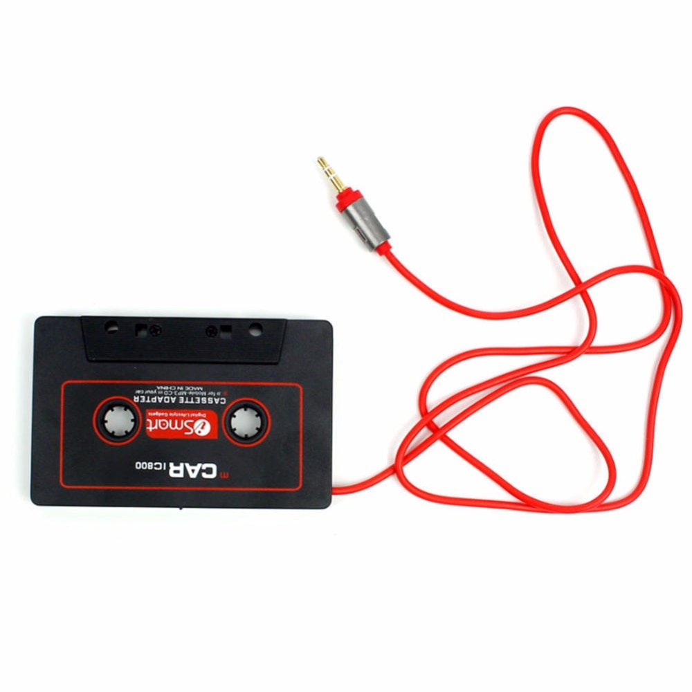 3.5mm Car AUX Audio Tape Cassette Adapter Converter For Car CD Radio Player MP3 Magnetic Tape Player Recorder Receiver Cassette