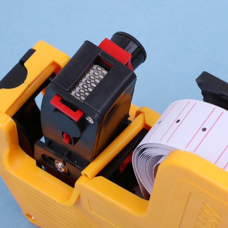 MX-5500 8 chiffres étiquette de prix étiqueteuse étiqueteuse autocollants étiquettes + 2 rouleau d'encre 20CB