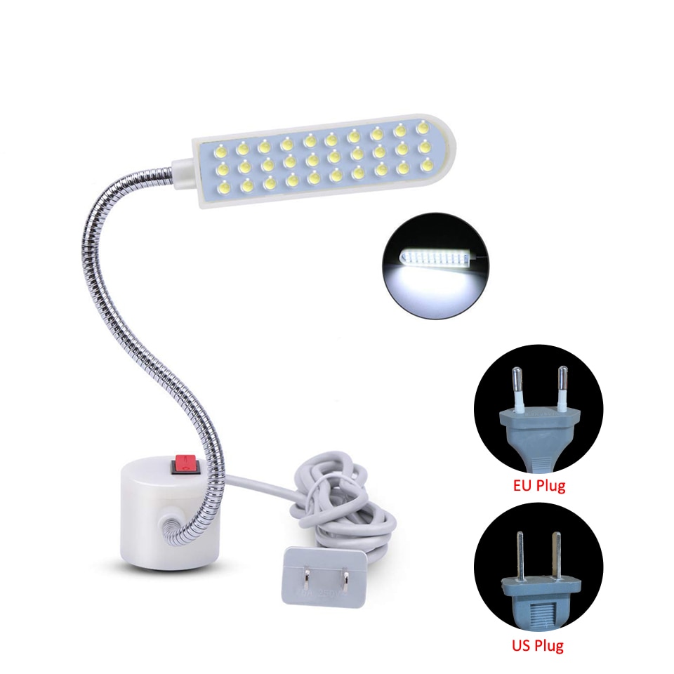 Industrial Lighting Sewing Machine LED Lights Multifunctional Flexible Work Lamp Magnetic Sewing Light for Drill Press Lathe
