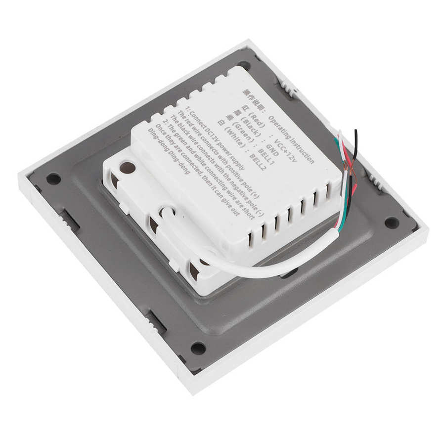 Sonoff-timbre con cable de temperatura domótica, timbre Musical Dingdong de 4 cables para sistema electrónico de Control de acceso DC12V sonoff