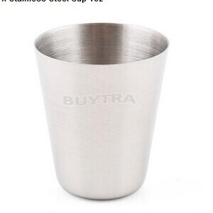 Polert mini skudd glass 35ml Rustfritt Stål - Drikkeglass til Hjem, Kjøkken, bar - 1 stk