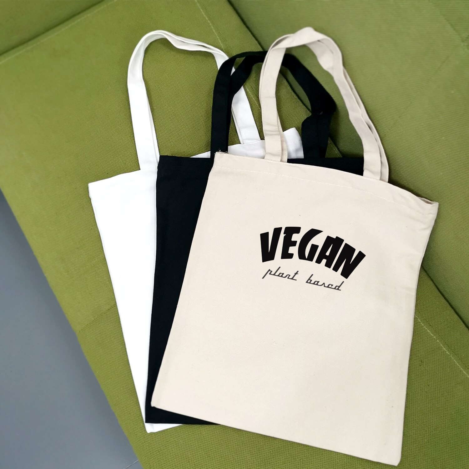 Tote Bags for Women Canvas Reusable Shopping Bags Korean Large Capacity Shopper Handbag for Girls Foldable Shoulder Bags