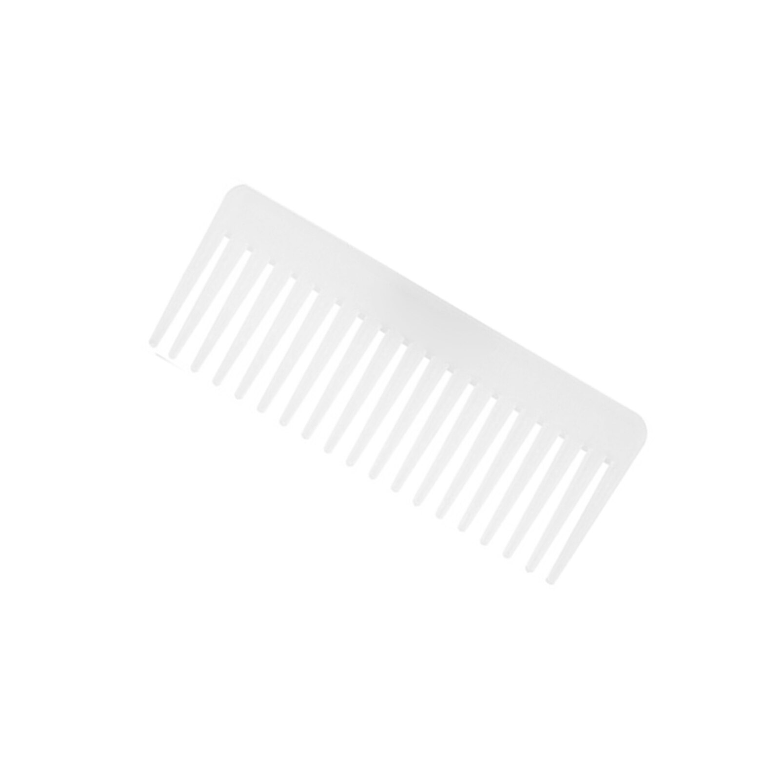 Mini Wide Tooth Comb Large Hair Detangling Come Hair Styling Hairbrush Anti-static Scalp Massage Hairdressing Comb: White
