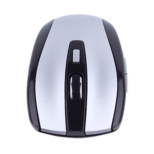 Drahtlose Maus Optische Gaming Maus Tragbare 2,4 GHz Maus mit USB Nano Dongle Büro Gamer Computer Desktop Mäuse für PC laptop: Silver