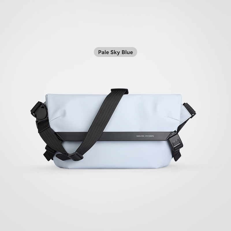 MARK RYDEN Sling Bag Men Messenger Bag Fits 11 inch ipad Crossbody Shoulder Bag Ykk Zipper: SKY BLUE