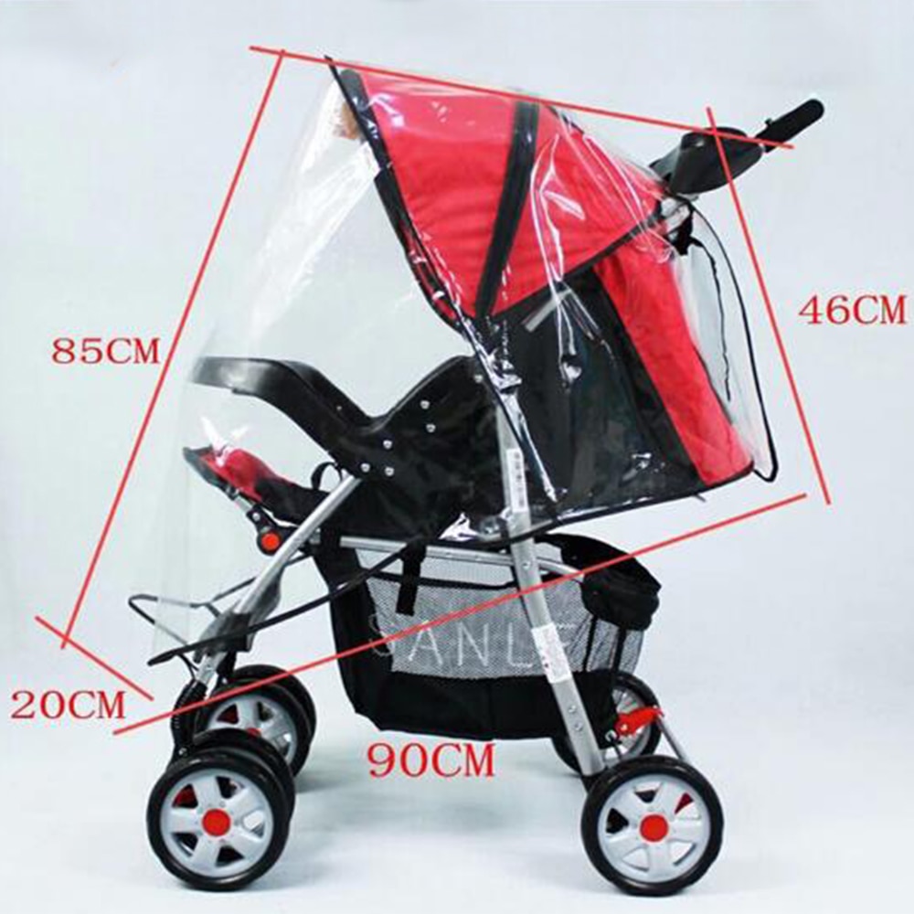 Waterproof baby stroller rain cover universal dust cover raincoat windshield baby stroller accessories