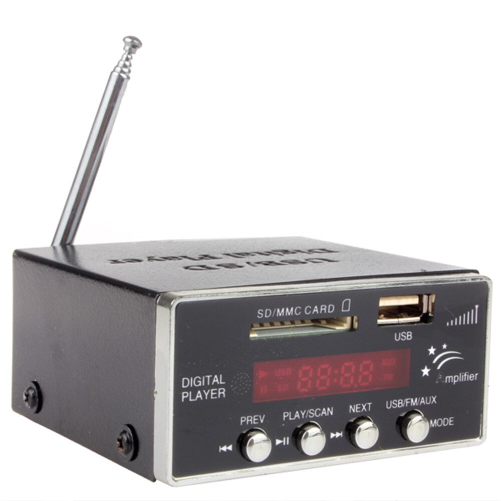 Auto Stereo Eindversterker MP3 Speler Reader 4-Elektronische Toetsenbord Ondersteuning Usb Sd Mmc-kaart Met Afstandsbediening