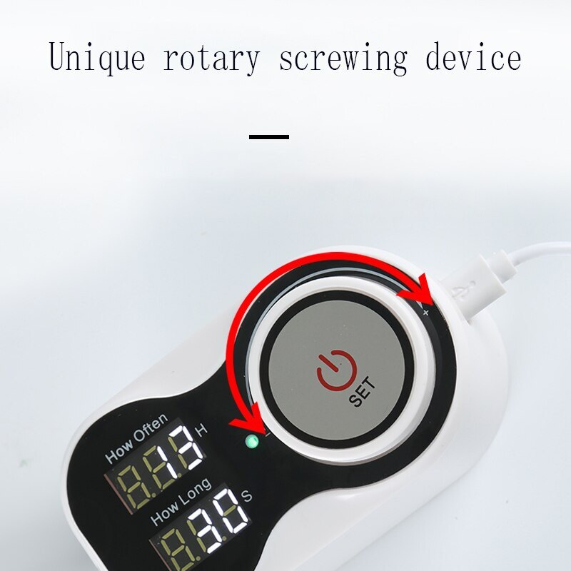 Intelligent Drip Irrigation System Set Water Pump Automatic Watering Device Timer Garden Self-Watering Kit for Potted