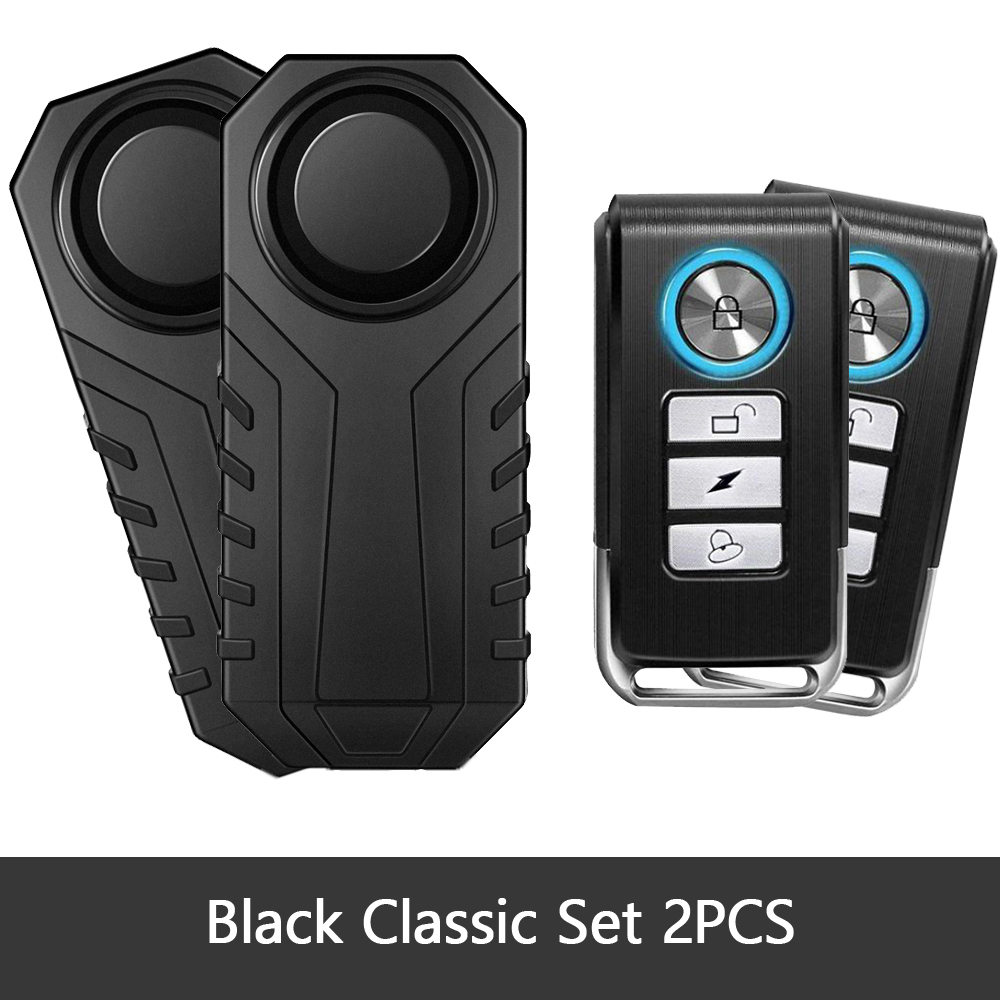Extractme – alarme de Moto, télécommande sans fil, étanche, 113db, pour vélo, Scooter électrique, Moto, alarme de sécurité antivol