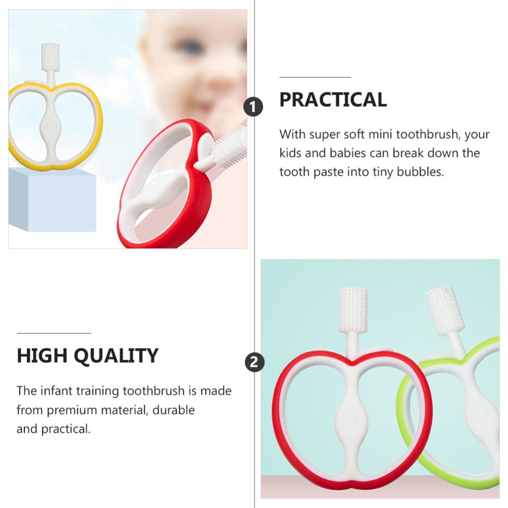 1pc Zahnbürste Sicher Premium Ziemlich Kinder Zahnbürste Kind Zahnbürste Silikon Zahnbürste für Kind