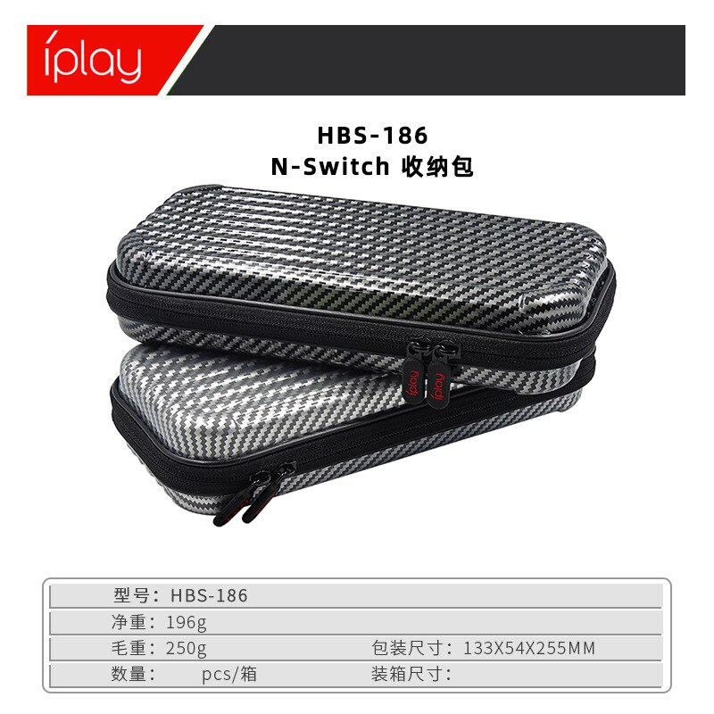 HBS-186 for N-Switch Host Eva Storage Bag IPlay NS Storage Protective Carrying Case Waterproof Hosting Packages