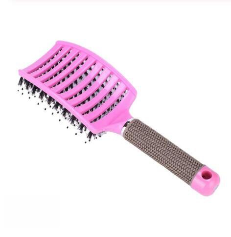 Original Hair Brush Magic Hair Comb Detangling Hair Brush Detangle Lice Massage Comb Women Tangle Hairdressing Salon: Pink