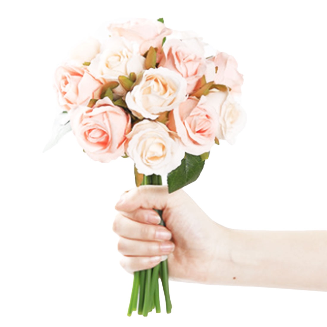 10 Heads 7CM Artificial Rose Flowers Wedding Bride Bouquet PE Foam DIY Home Decor Rose Flowers Wedding Decoration 11 Colors