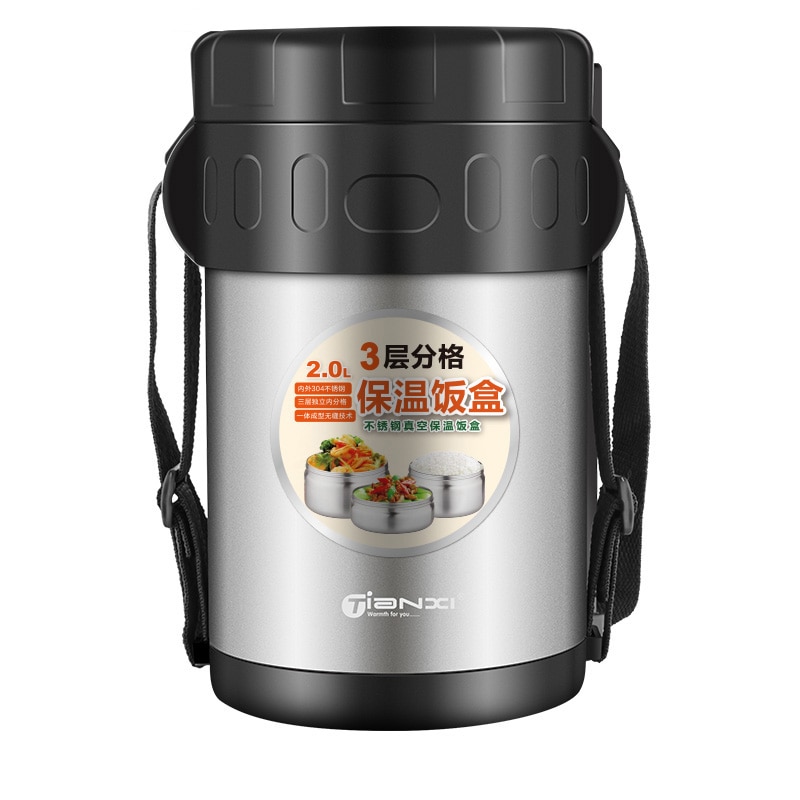 Tianxi Roestvrij Staal Voedsel Heater Japanse Lunchbox Keuken Voedsel Doos Draagbare Picknick Bento Box