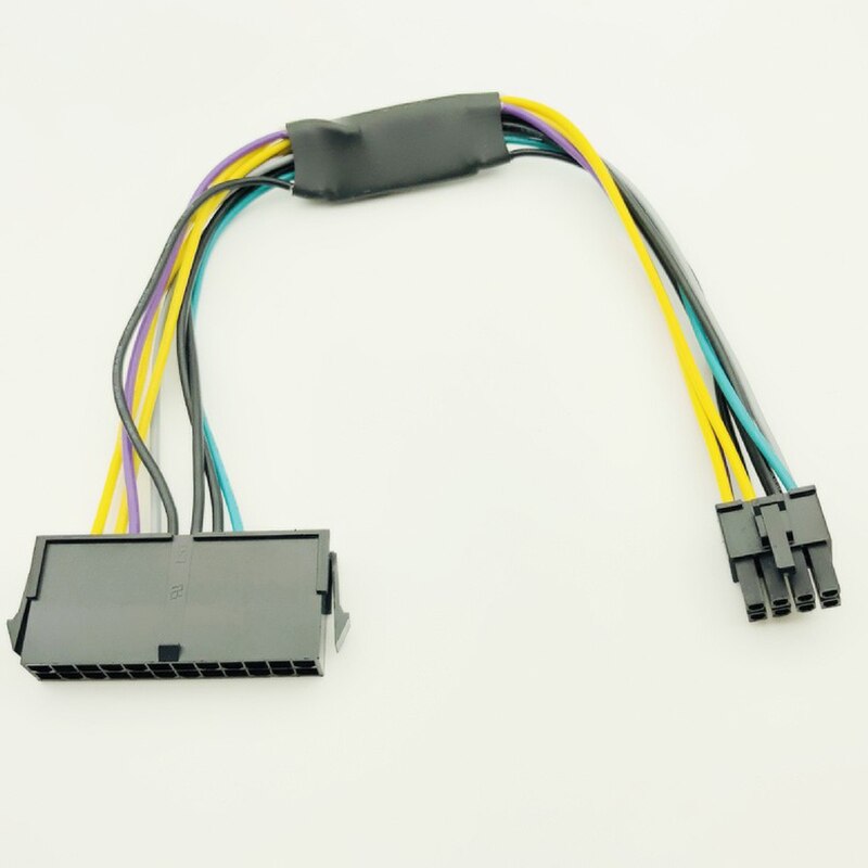 24 pin  to 8 pin atx psu strømadapterkabel til dell optiplex 3020 7020 9020 precision  t1700 12- inch (30cm)