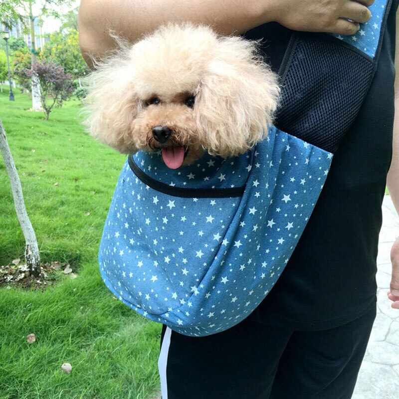 Kleine Puppy Kat Schoudertas Kooi Outdoor Travel Bag Carrier Draagbare Winkelen Canvas Rugzak Chihuahua Bulldog