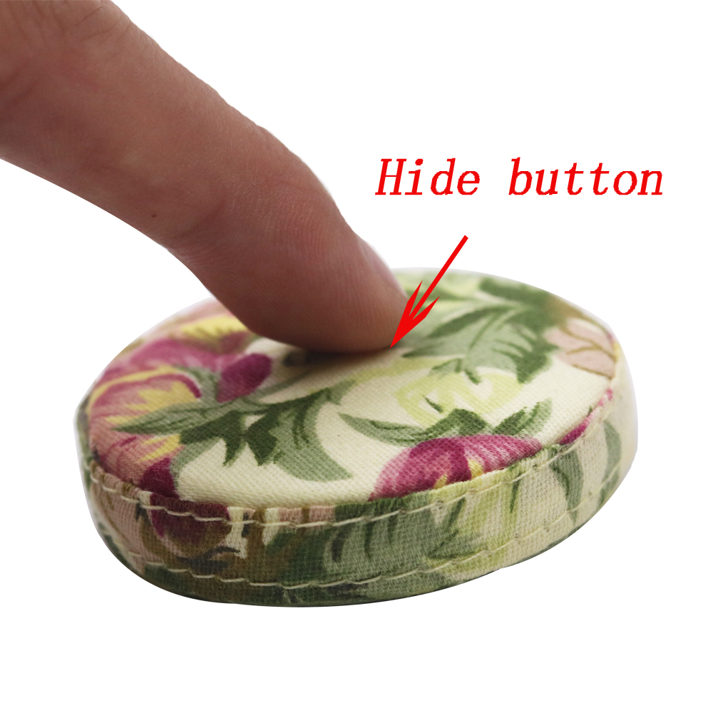 1.5m/60in Retractable Soft Flat Measuring Ruler Sewing Tailor Tape Measure Fabric Covered Sewing Tools