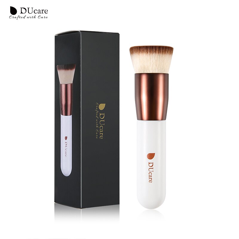 Ducare Professionele Foundation Kwast Vloeibare Platte Borstels Voor Gezicht Make-Up Set Gereedschap Schoonheid Essentiële Make Up Borstels: Default Title