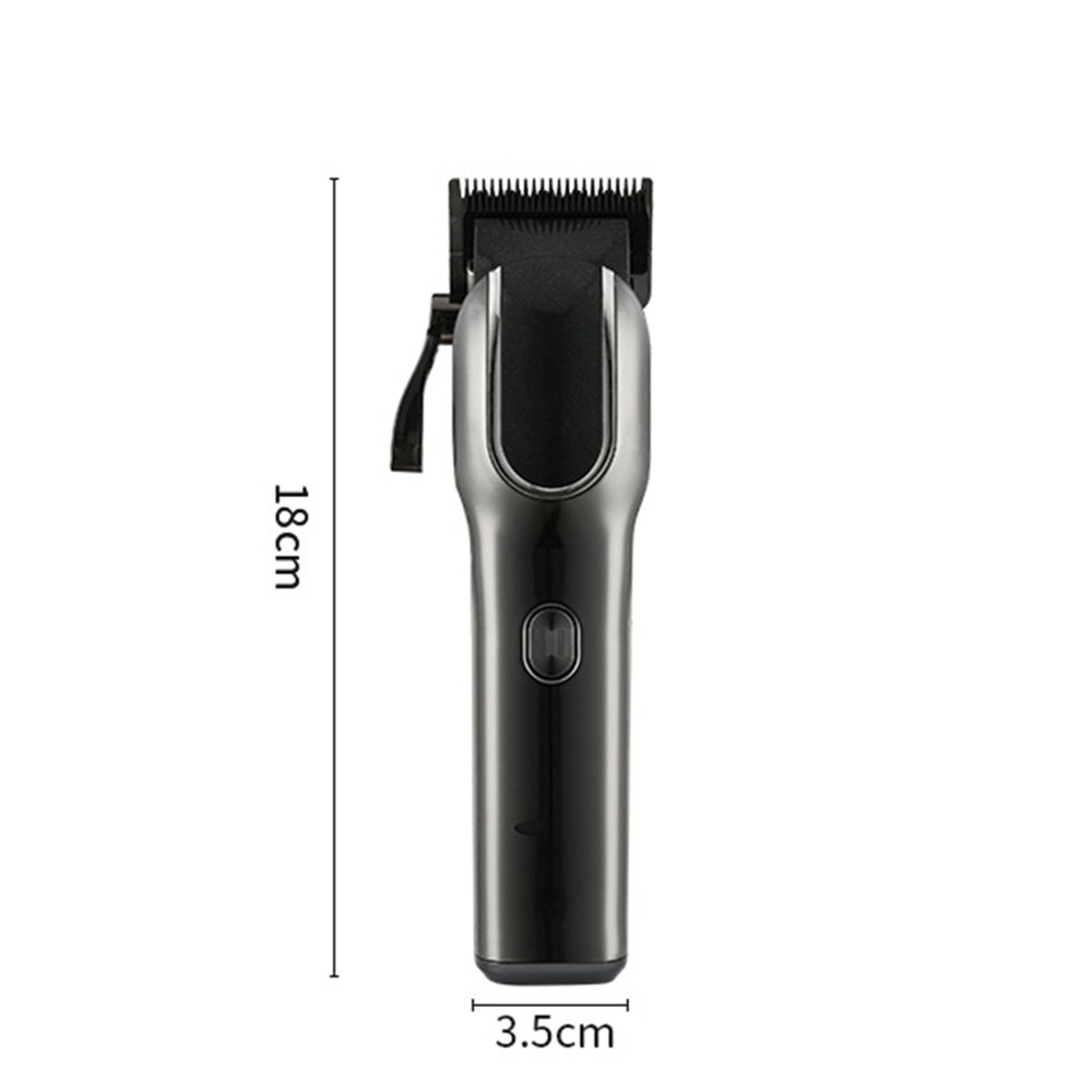Bærbar elektrisk hårklipper lav støy oppladbar barbermaskin hårtrimmer trådløs hårklippemaskin til menn