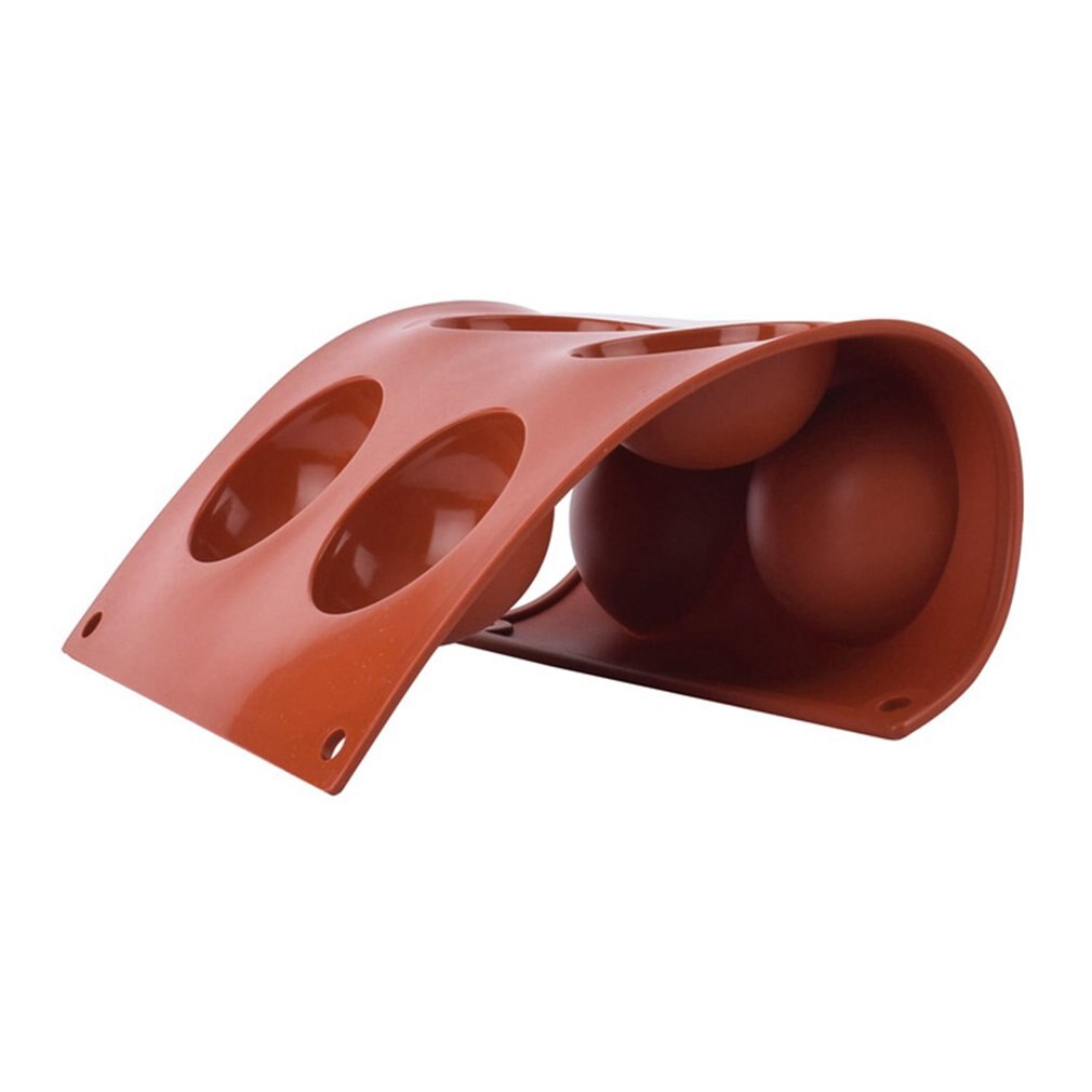6 Holes Half Ball Sphere Chocolate Silicone Mold Round Semi Sphere Cake Silicone Baking Molds For Dessert DIY Jelly Dome Mousse