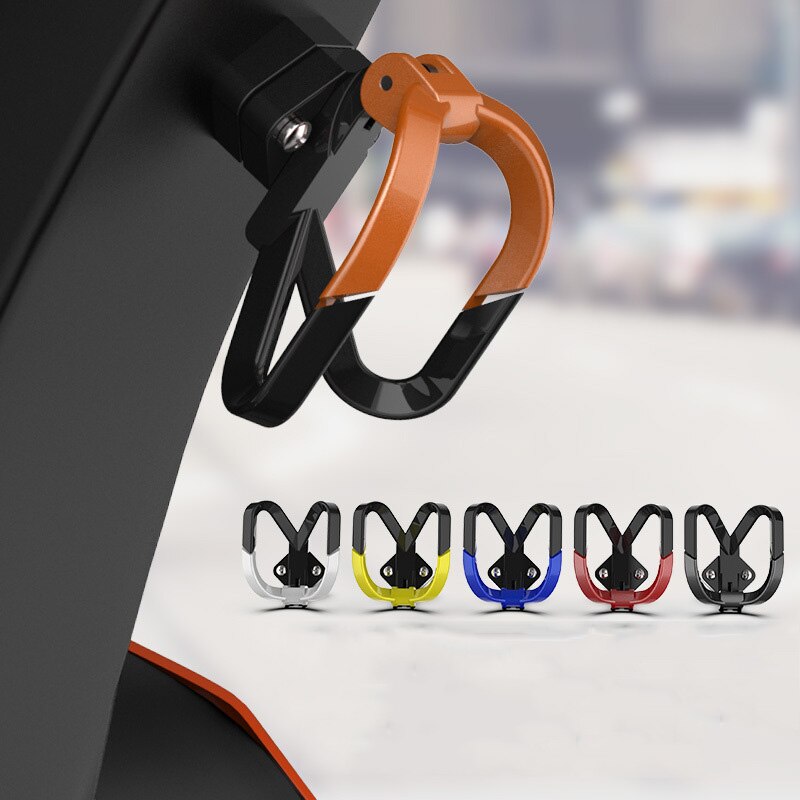 6 farver multifunktionel motorcykel krog bagage taske bøjle hjelm klo dobbelt flaske bæreholdere til atv moto tilbehør