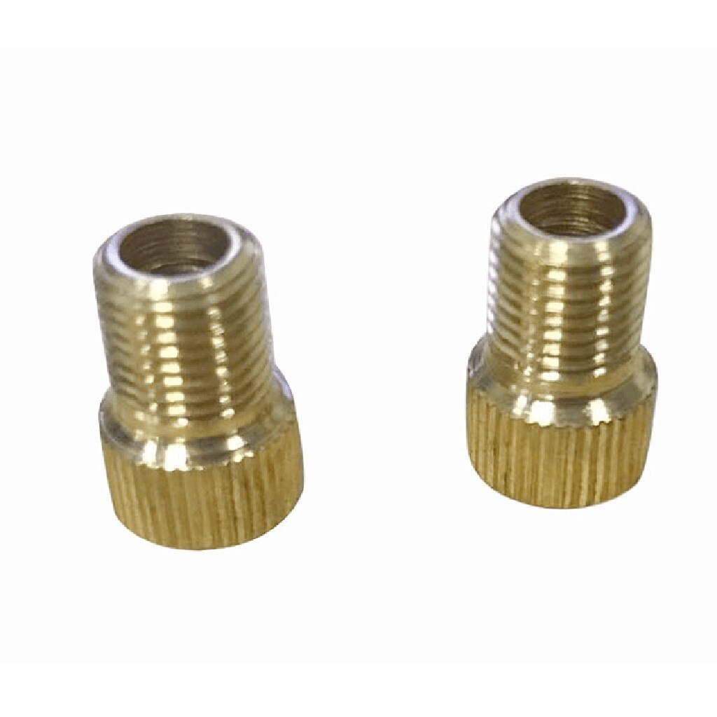 Bike Valves 2Pc Brass Adaptor Bicycle Car Valves Adapter Sealing Ring Bike Adapter Bicycle Tire Bike Connector Bicycle Valves#50