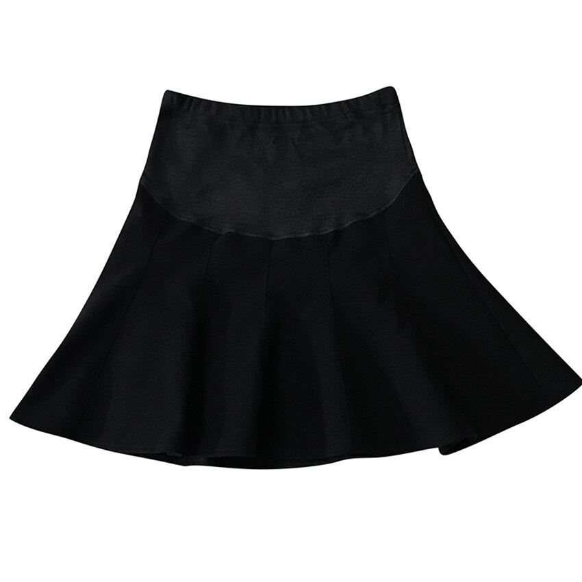 Falda de medio cuerpo para mujer embarazada, ropa de embarazo, otoño e invierno, mallas plisadas de vientre para madre Baita Tuo
