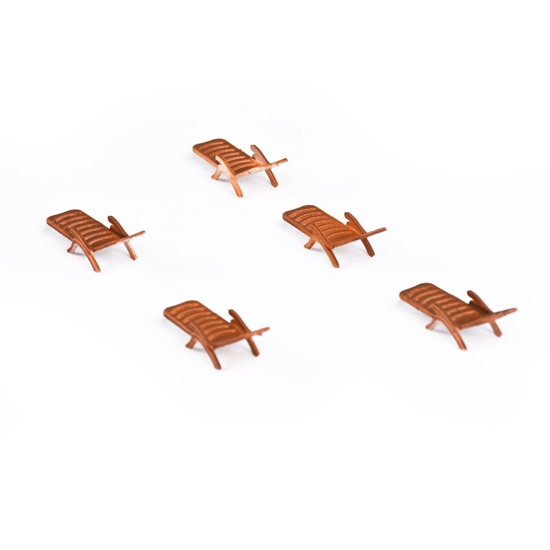 5Pcs Model Trein Railway Vrijetijdsbesteding Stoel Landschap Layout Schaal Speelgoed Model Building