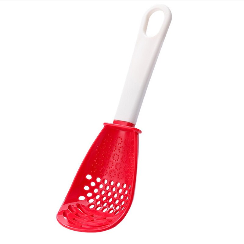 Set van 2 houten lepels met lange steel voor de keuken