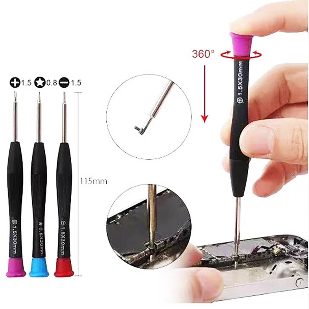 Juego de herramientas de reparación de Teléfono Móvil 21 en 1, herramienta de apertura Spudger, herramientas de desmontaje para iPhone 7 6X8 S 6 Plus, conjunto de herramientas de mano