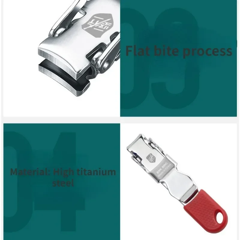 Professionelle Nagelschere, feiner Schleifgürtel, Hartstahl, Schleifkante, Meister, bequemes Nagelzubehör für Profis