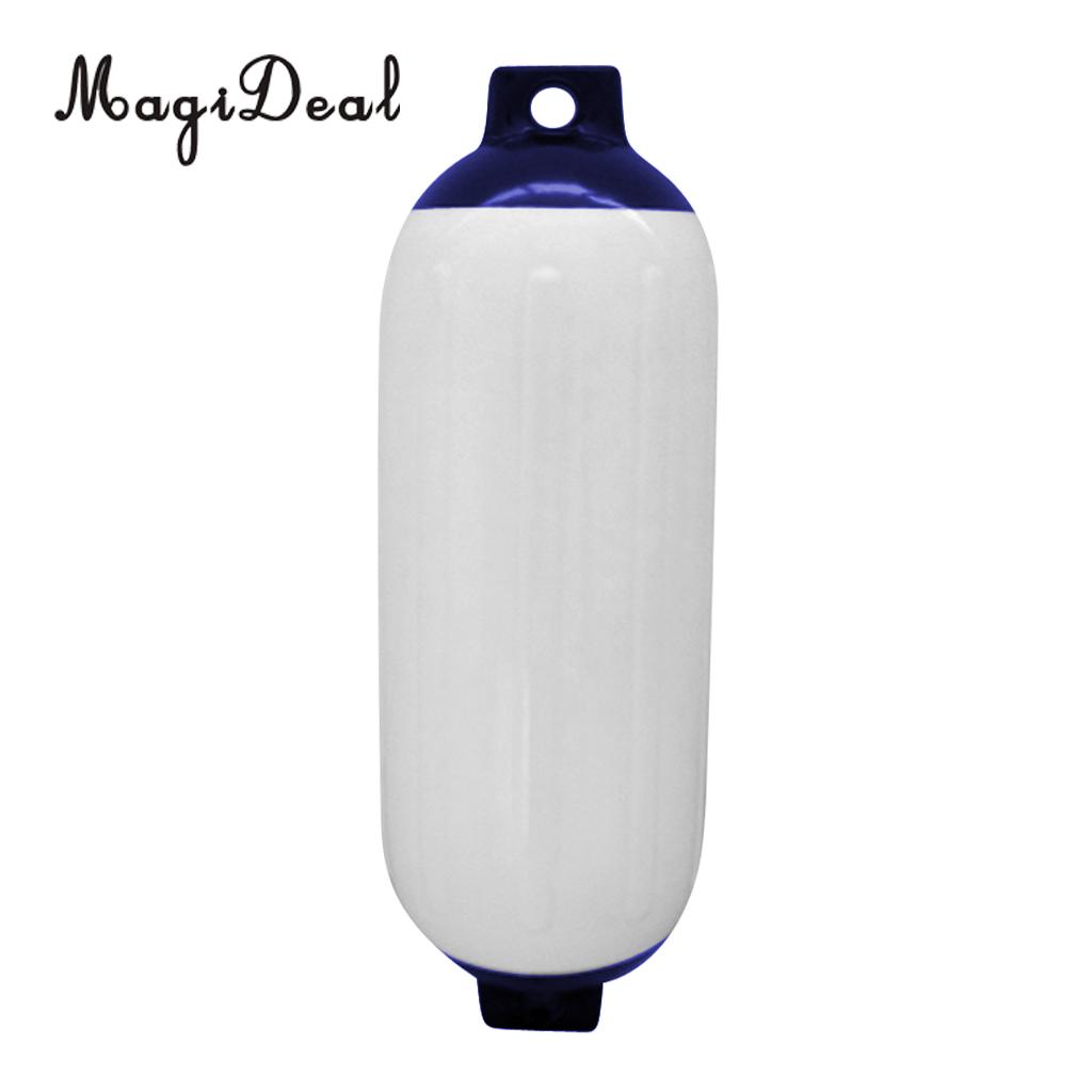 MagiDeal Durable Heavy Duty PVC Marine Boat Premium PVC Bumper Dock Shield Protection for Kayak Canoe Boat Accessories: Blue White