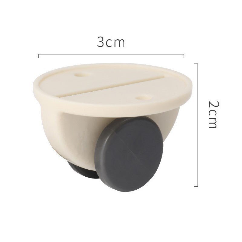 Möbel Rollen Räder Lagerung Kasten Rolle scrollen Rad fest Rollen Klebstoff für Müll Lagerung Kasten PAK55