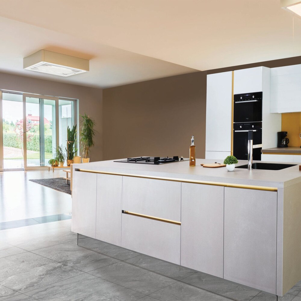 1PC Air Vent Ventilation Grill Cover Wall Ceiling Mounted Vent Built-in Fly Screen Mesh for Bathroom Office Home (White, 100mm)