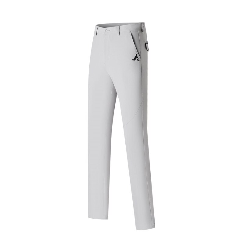 Q Pearly Gates Golf Sneldrogende Zweettransporterend Lente En Herfst Dunne Casual Broek Mannen Sport broek: Grijs / W34