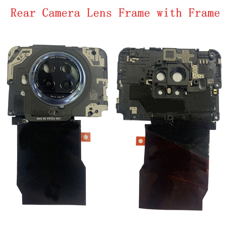 Achteruitrijcamera Lensglas Met Framehouder Voor Redmi Note 9 Pro 5G Mi 10T Lite 5G Vervangende Reparatieonderdelen