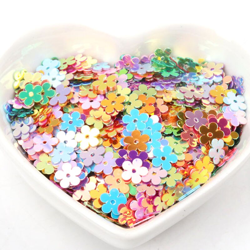 Estrela flor 10g estereoscópico avião pvc solto lantejoulas paillettes costura artesanato crianças diy decoração de vestuário acessório 3-30mm: 16   7mm