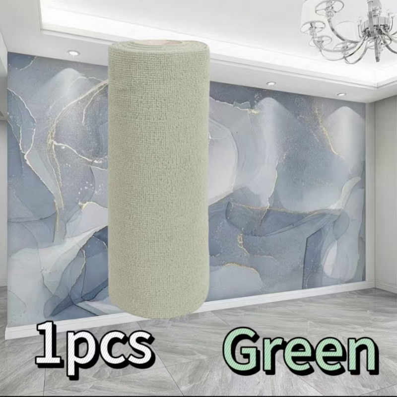 Reusable Cleaning Wipe Household Kitchen Cloth Microfiber Towel Rolls Dish Rags Wash Paper Towel Replacement 1 Roll of 20 Sheets: WHITE