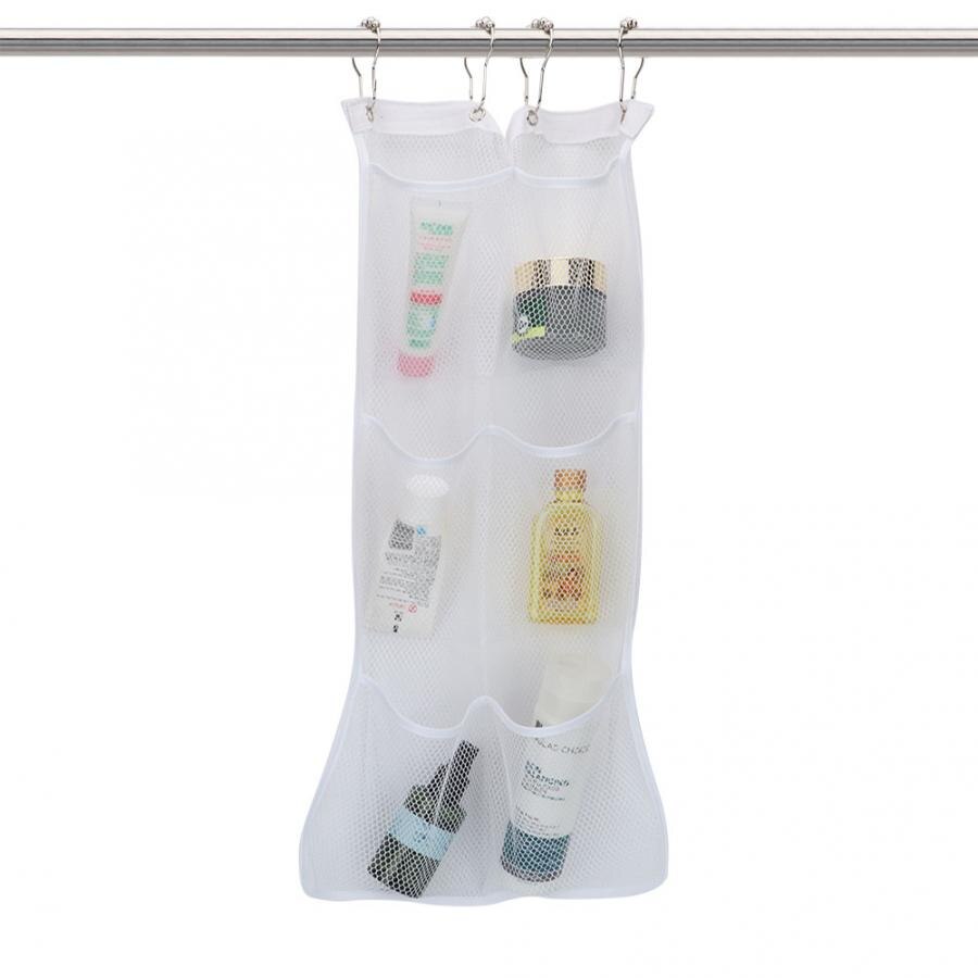 Portable Hanging Shower Storage Mesh Bath Shower Organizer Large Shower Caddy Bathroom Accessories regadera para ducha: Type 1
