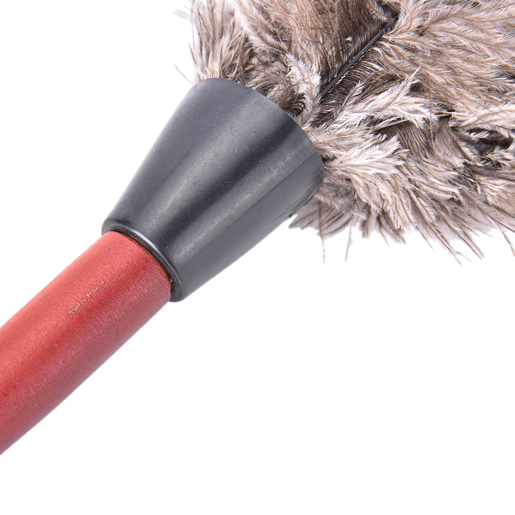 55cm Strauß natürliche Feder Staub tuch Bürste Holzgriff Anti statisches Reinigungs werkzeug Haushalts möbel Autos taub reiniger