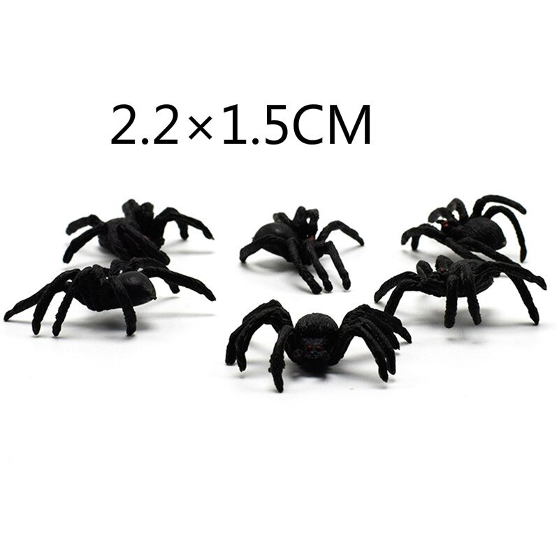 50 stücke Grusel schwarz spinne spukhaus spinne Netz Bar Party dekoration lieferungen Simulation knifflig spielzeug halloween dekoration @ 3: A1