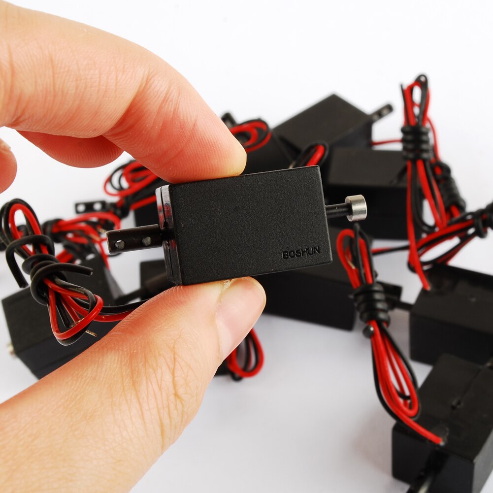 3pcs 12V Self-holding Electromagnet Push and Pull Type DIY Automation Equipment Bidirectional Electromagnet