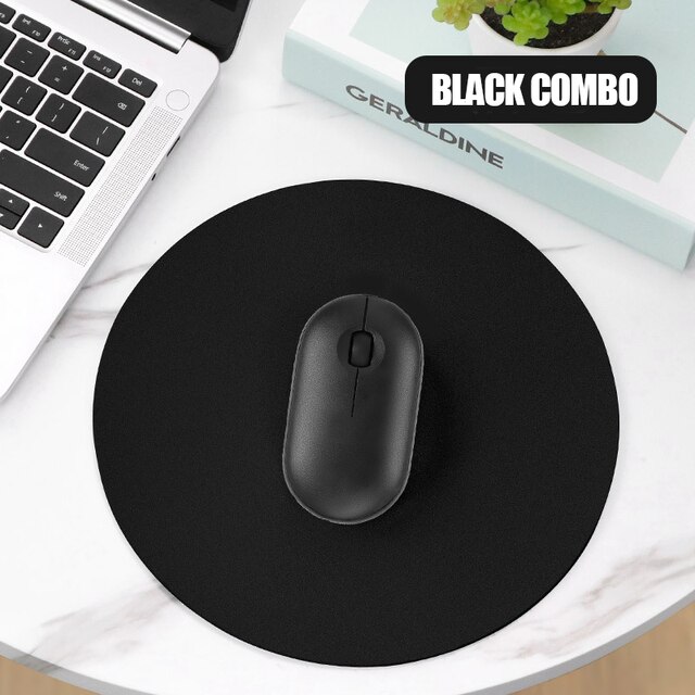 Pebble 2.4G Wireless Mouse Ergonomic Mute Mause Portable Ultra-light Mice for PC Laptop Desktop Notebook Office Use: Black Suit