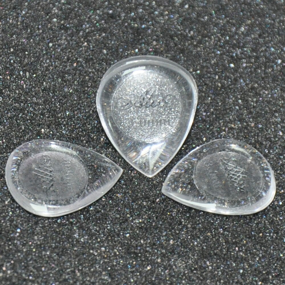 Veel 100 stuks Alice AP-J Zware 3mm Clear Standaard Hart Vorm Picks voor Gitaar Bas