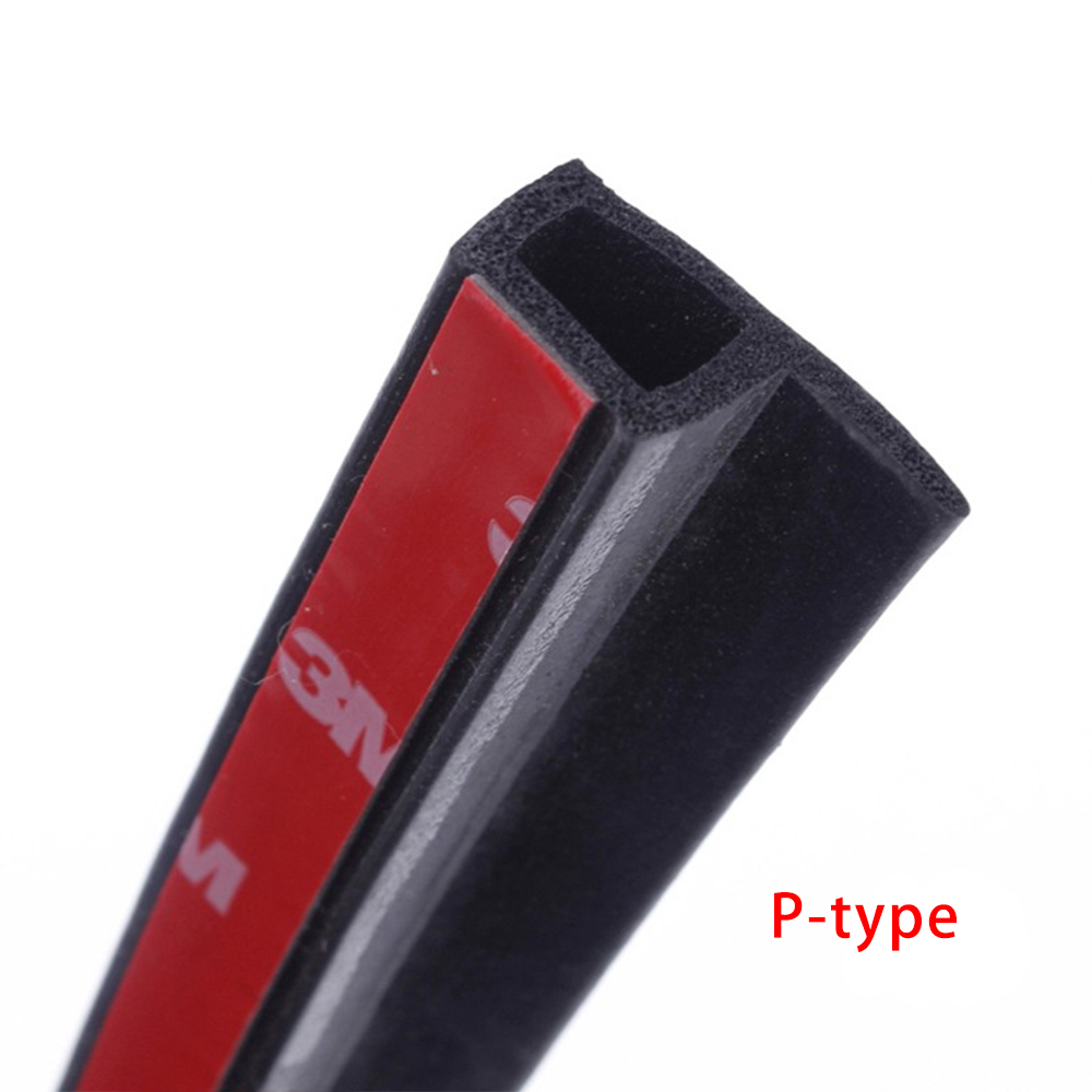 Pzd type bildør dør weatherstripping dør gummipakning stripe bil lydisolering 4 meter gummipakning for bilgummi: P-type 4m